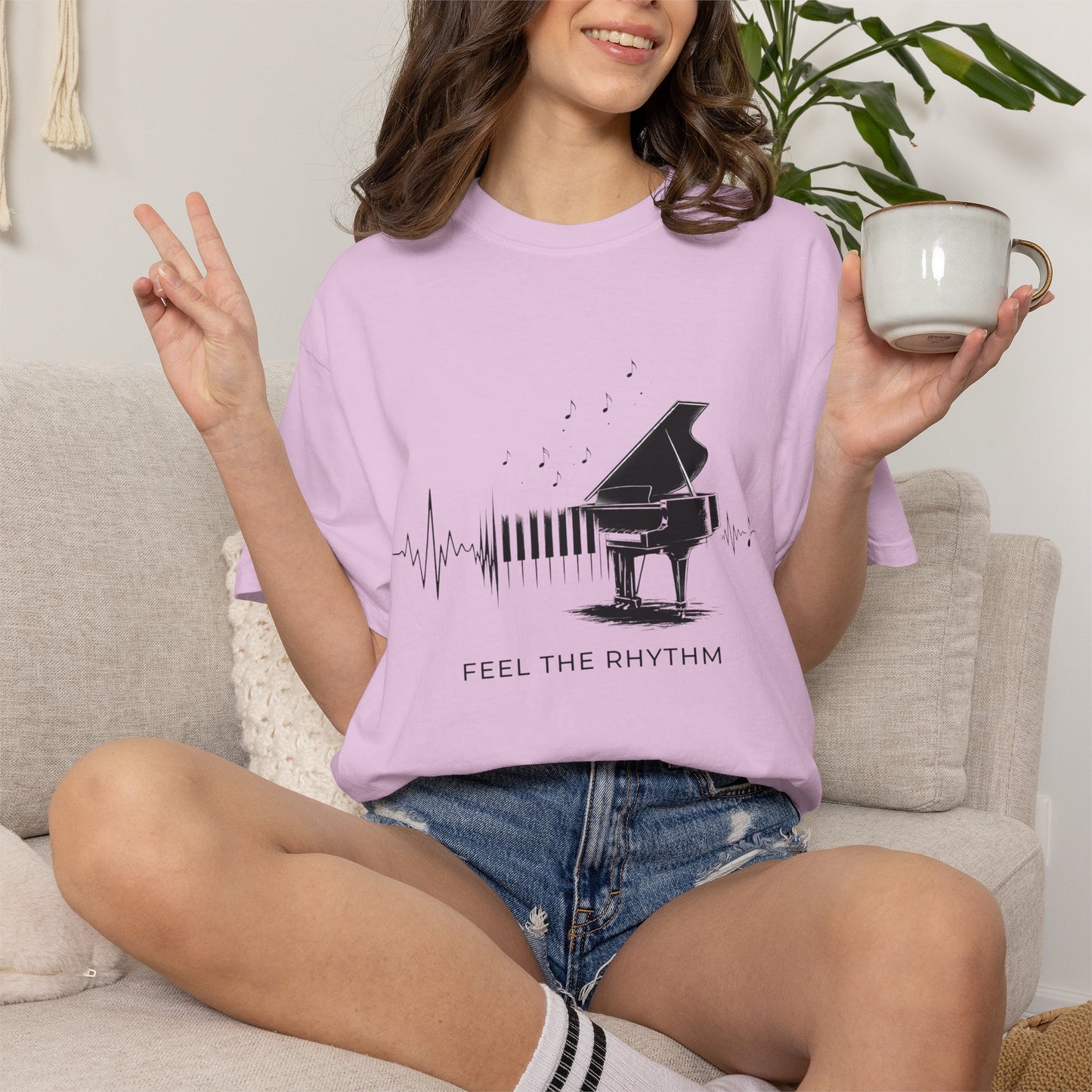 Piano 'Feel the Rhythm' T-Shirt