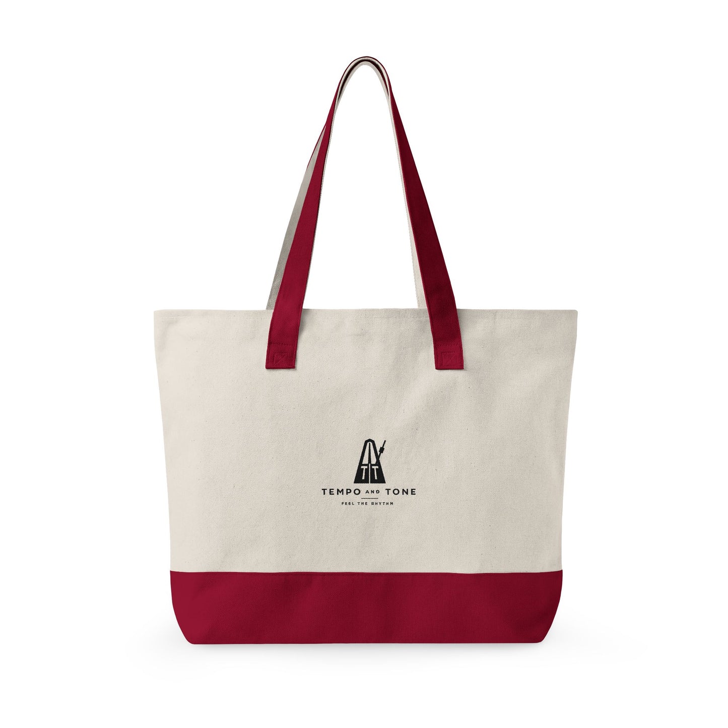 Music Teacher Appreciation Zippered Canvas Tote