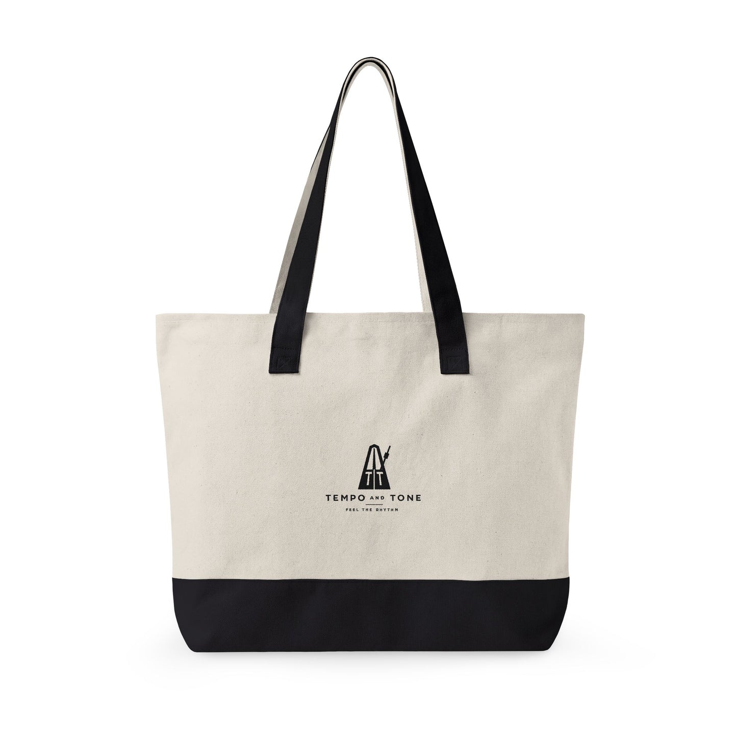 Music Teacher Appreciation Zippered Canvas Tote