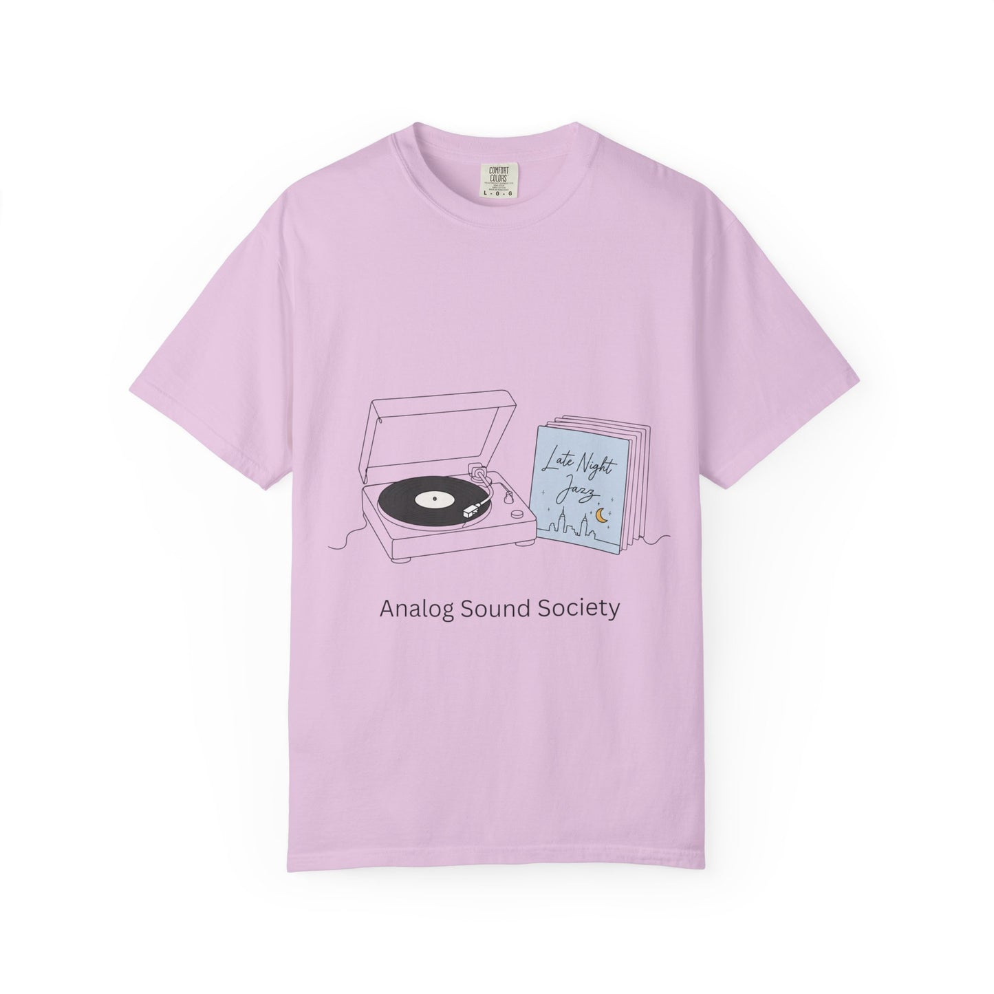 Record Player T-Shirt — "Analog Sound Society" Retro Vinyl Tee