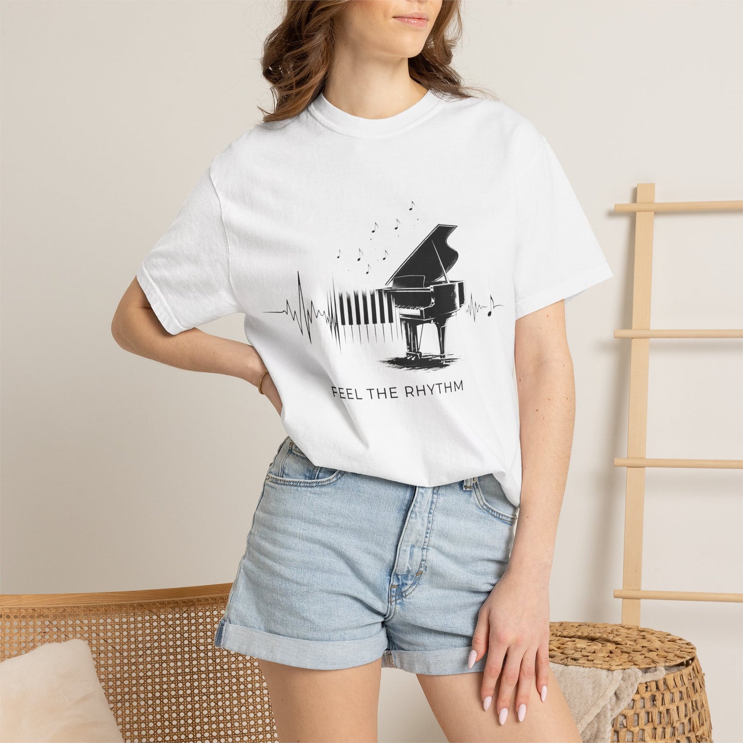 Piano 'Feel the Rhythm' T-Shirt