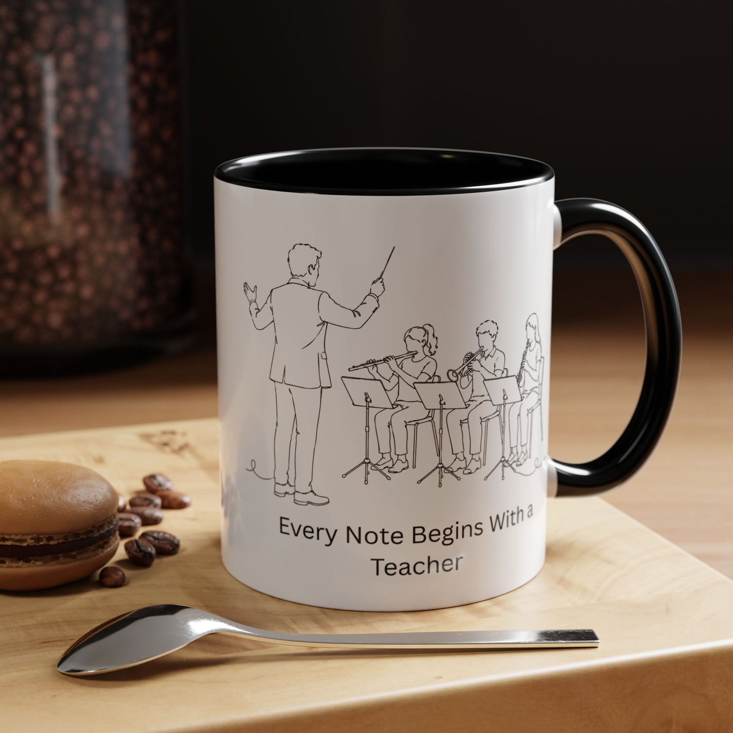 Band Leader Coffee Mug — Every Note Begins With a Teacher