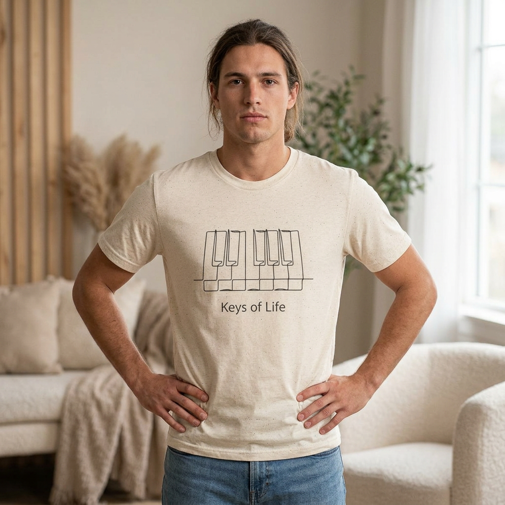 Piano 'Keys of Life' T-Shirt