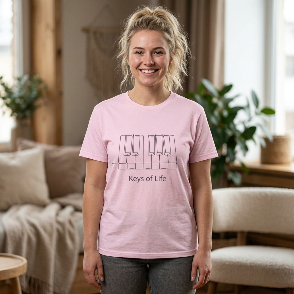 Piano 'Keys of Life' T-Shirt