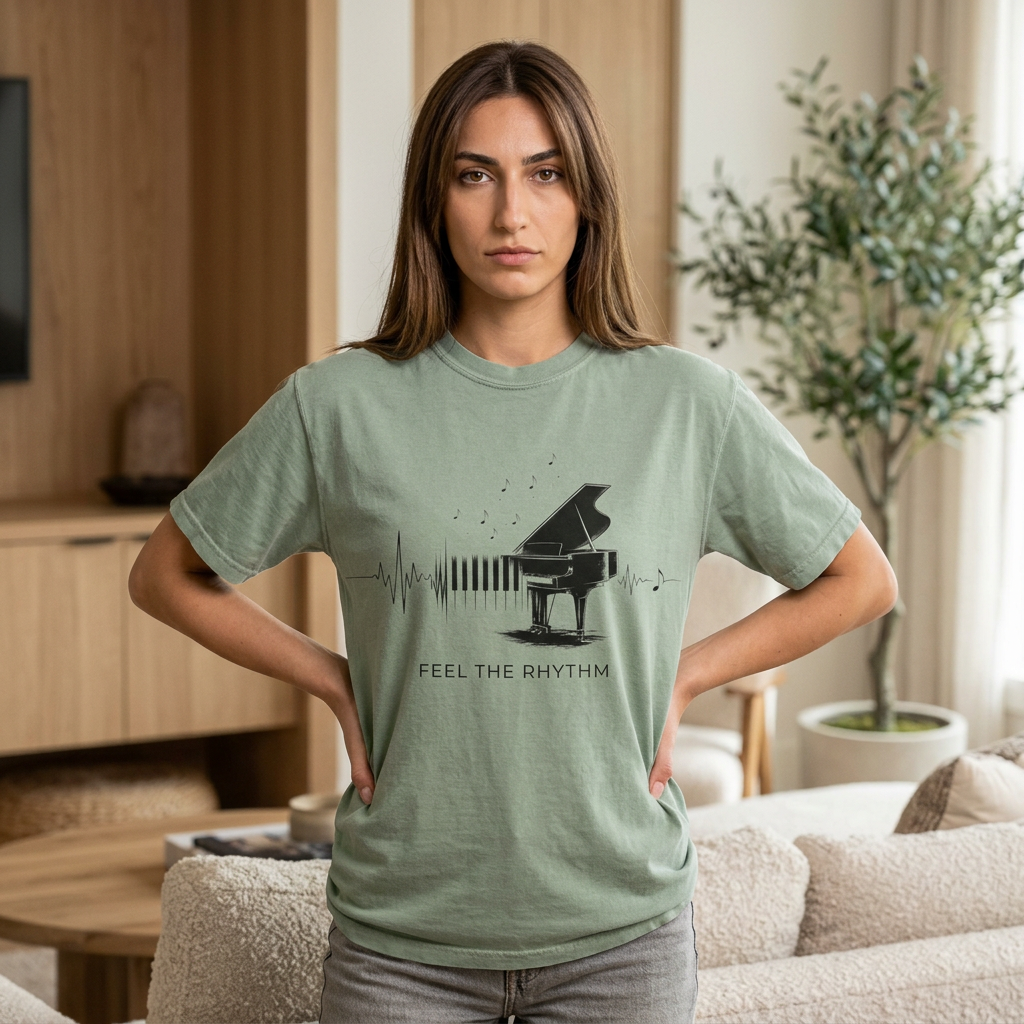 Piano 'Feel the Rhythm' T-Shirt