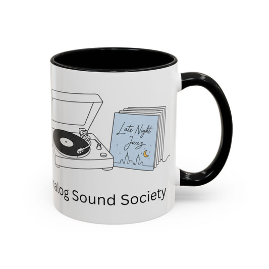 Analog Sound Society Accent Coffee Mug — Turntable Lovers 11/15oz
