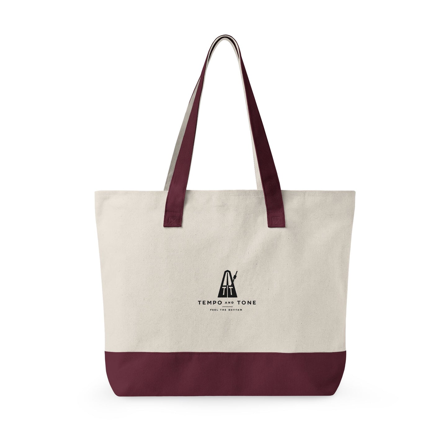 Keys of Life Keyboard Lover Zippered Canvas Tote