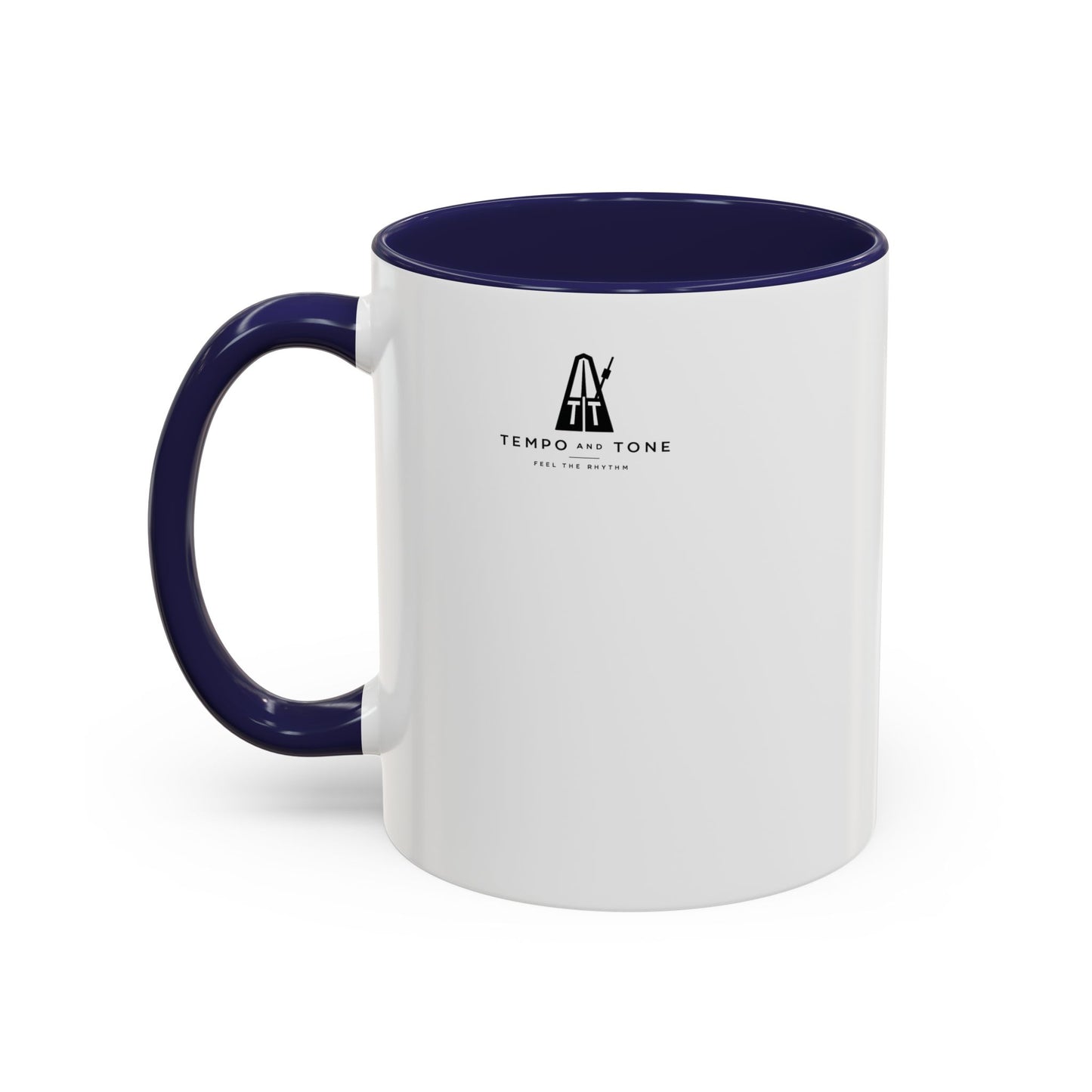 Music Teacher Coffee Mug — "Teaching music. Inspiring life..." Accent Ceramic Mug