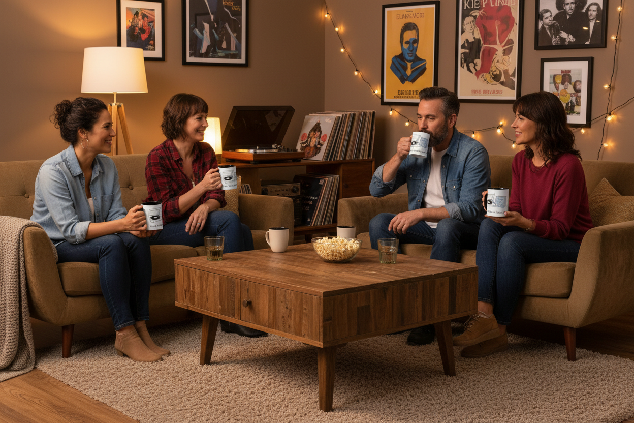 Analog Sound Society Mug — Living Room Listening Scene