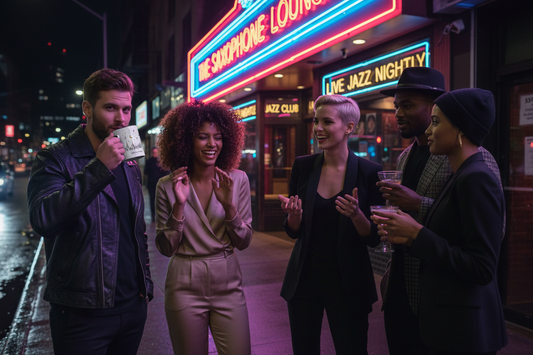 Jazz After Dark Mug Night Scene