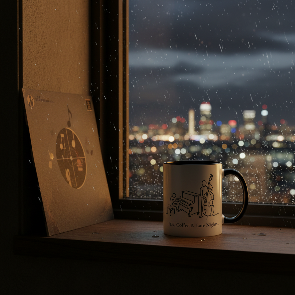 Jazz Coffee & Late Nights Mug