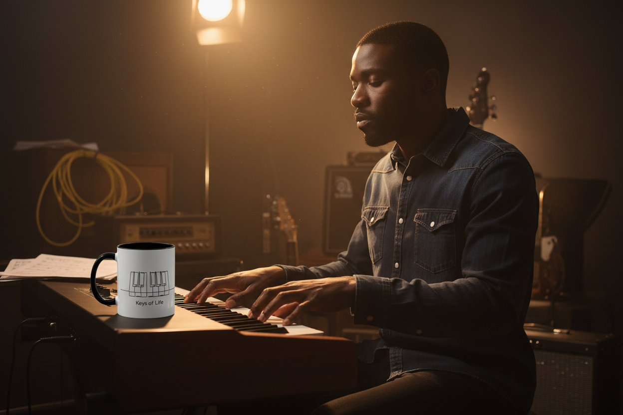Keys of Life Mug - Electric Piano Lifestyle