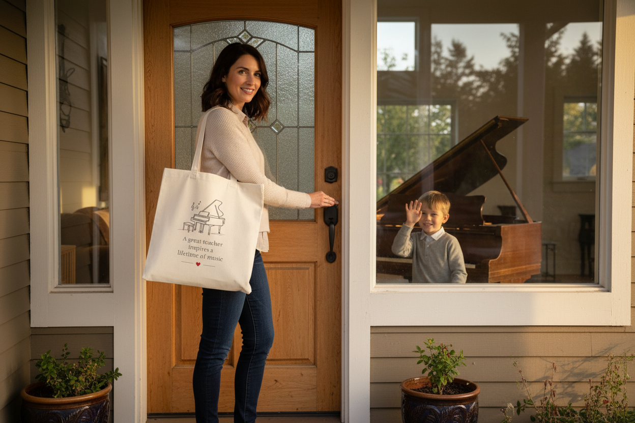 Music Teacher Tote Lifestyle